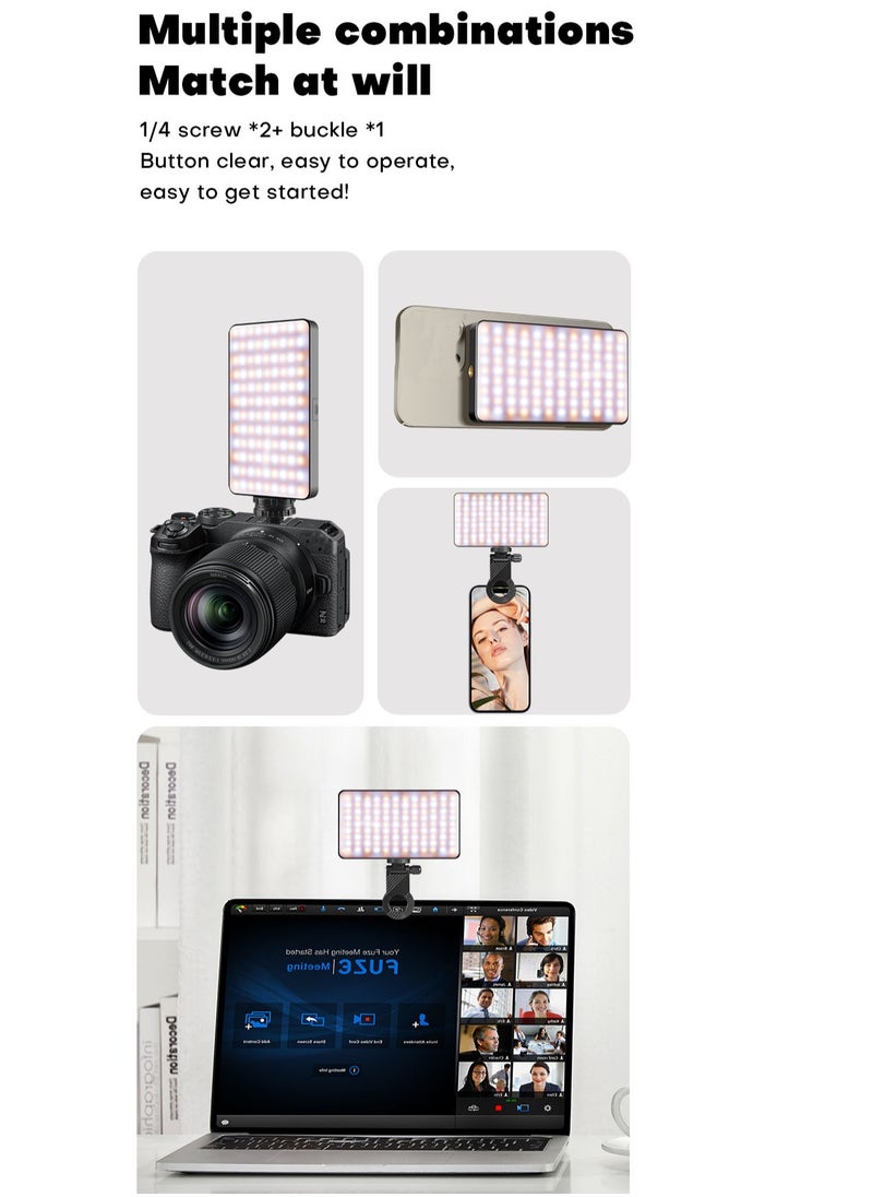 LUZ DE Mobile Camera Universal RGB LED M20 - Black