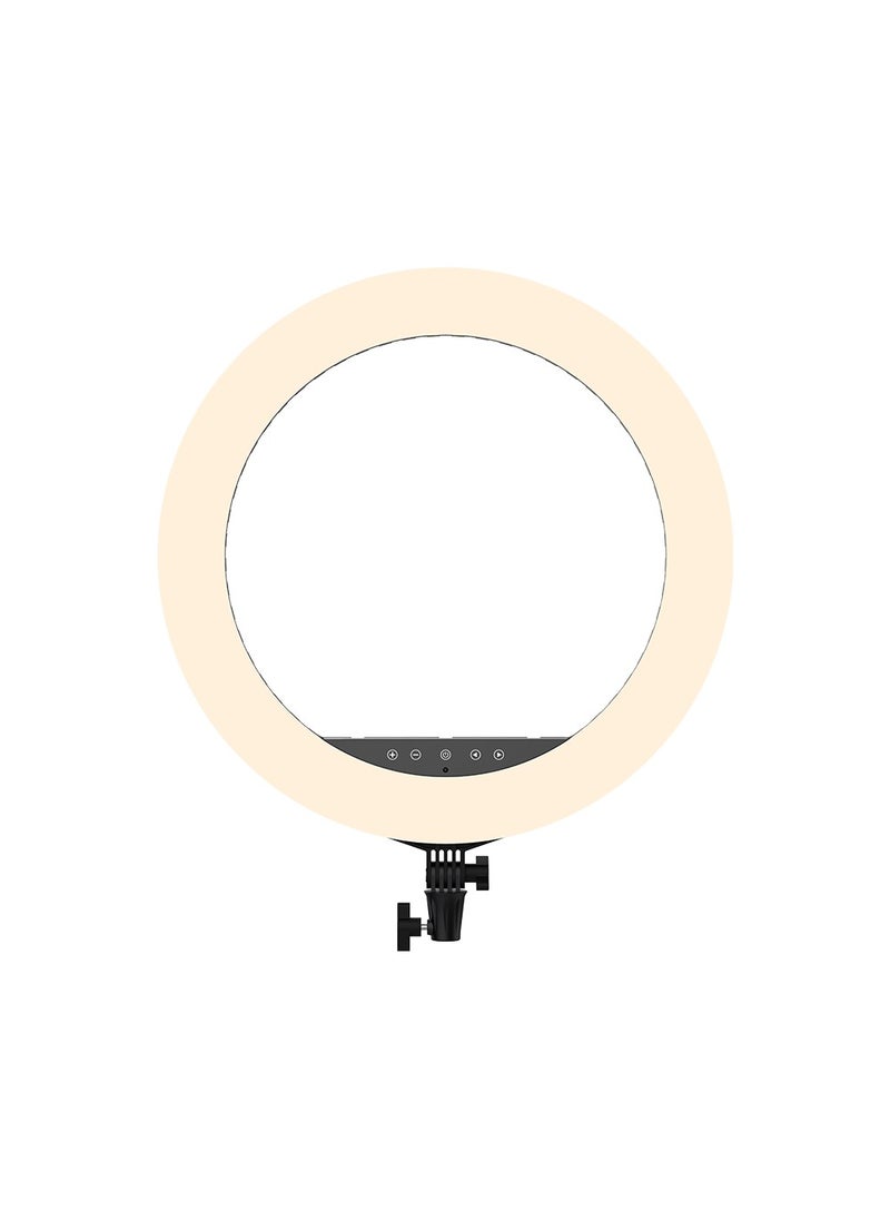 LGT02 GlowMaster Pro 21-Inch Ring Light with Adjustable Lighting and Phone Holder, Remote Control and Touch Control Panel