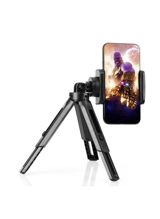 Portable Tabletop Camera Phone Tripod With Ball Head Removable Mini Selfie Tripod(Black)