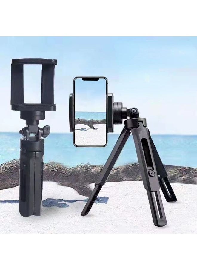 Portable Tabletop Camera Phone Tripod With Ball Head Removable Mini Selfie Tripod(Black)