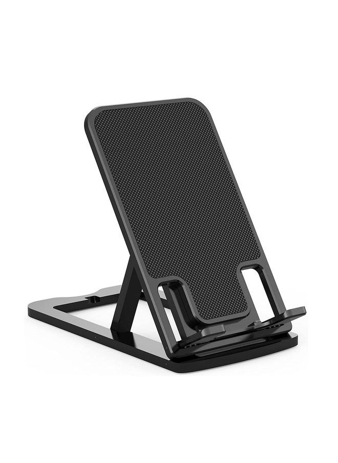 HAWEEL Adjustable Lifting Folding Portable Live Broadcast Desktop Plastic Holder(Black)