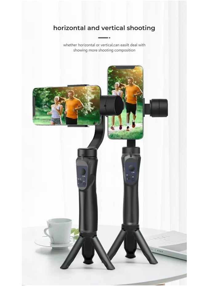 Handheld 3-axis Smartphone Gimbal Stabilizer,Tripod with Handle,Great for Vlogging,Tiktok Youtube Live Video,Phone Stabilizer