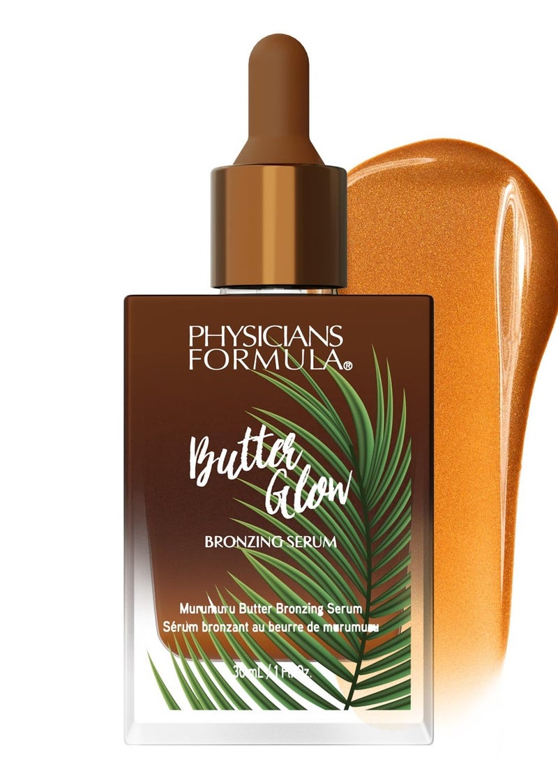 Physicians Formula Butter Glow Bronzing Serum, Innovative & Nourishing Skincare Bronzing Drops for Radiant, Natural Sunkissed Complexion - Sunkissed Glow