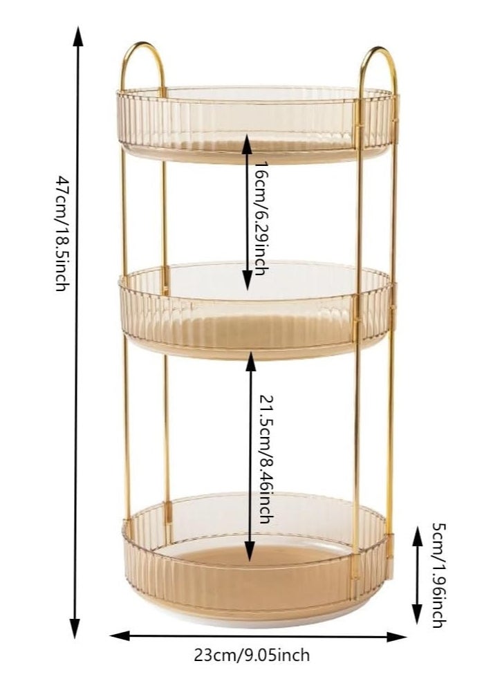 Makeup Organizer 3 Layer Yellow