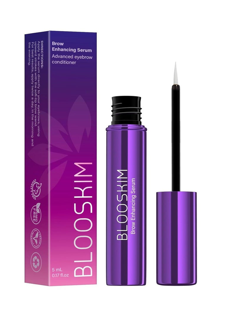 Eyebrow Growth Serum: Brow Growth Serum - Eyebrow Growth Enhancer - Eyebrow Serum to Grow Brows - Boost Longer Fuller Thicker Eyebrows - Lash and Brow Serum for Women - Safe Brow Growth Products - 5 ml