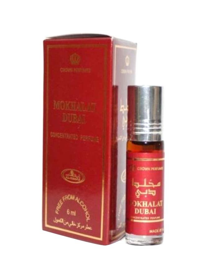 3-Piece Mokhalat Dubai Concentrated Perfume Oil 6x3ml