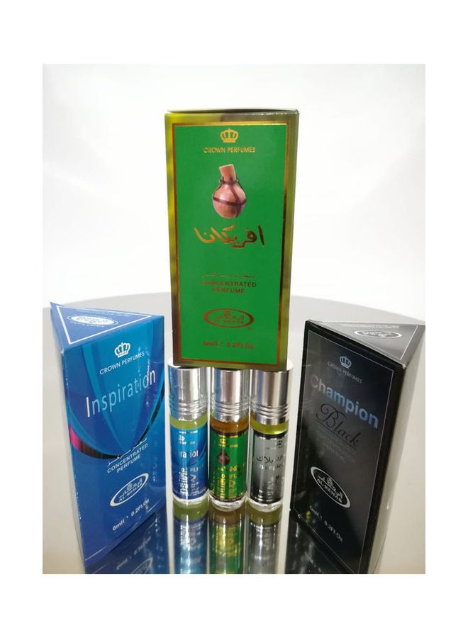 3-Piece Concentrated Perfume Oil 6ml