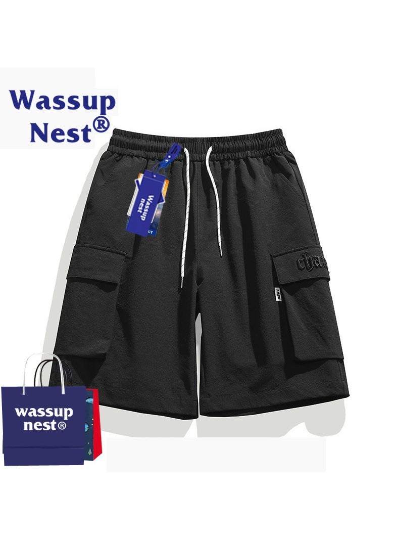 New WASSUP NEST Summer Thin Loose Casual Sports Shorts