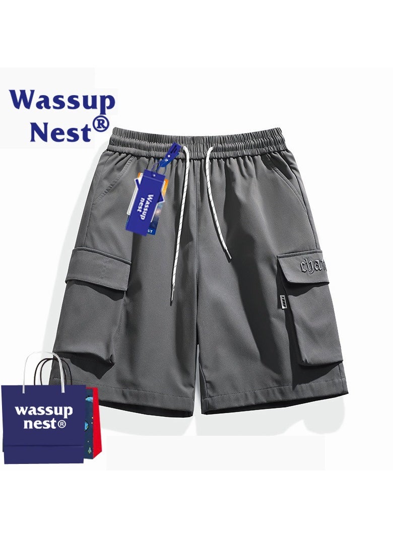 New WASSUP NEST Summer Thin Loose Casual Sports Shorts