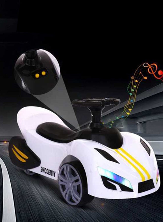 Electric Car Ride On Toy With Light And Music Multicolour