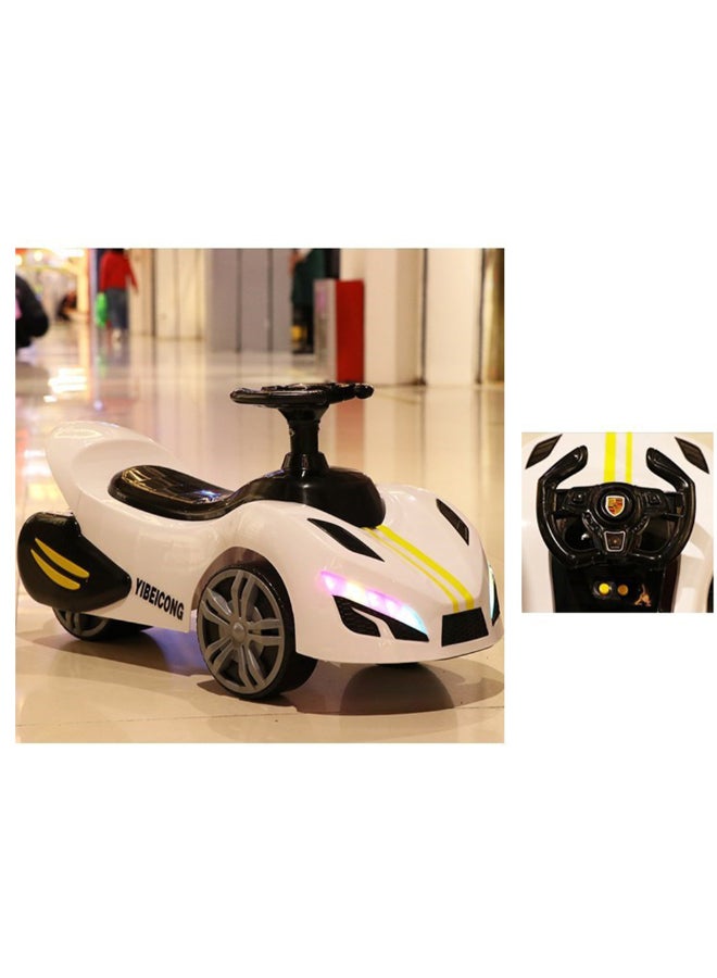 Electric Car Ride On Toy With Light And Music Multicolour