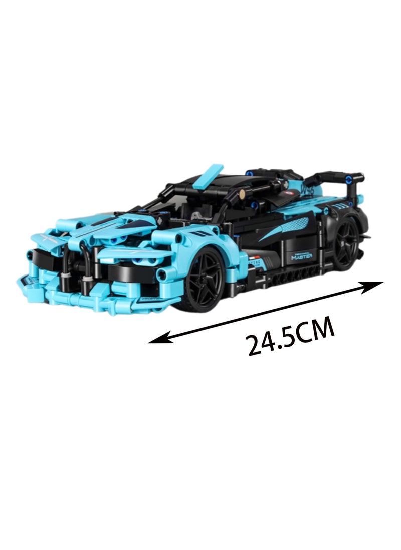 Blue (Handle Remote Control + Mobile Phone Programming) Remote Control Car Building Block Set Toys, Suitable For Children Aged 8-12, Robot Building Block Set, Remote Control And App Control Car/Robot, Remote Control Car Toy Set, Suitable For Boys And Girls, 526pcs