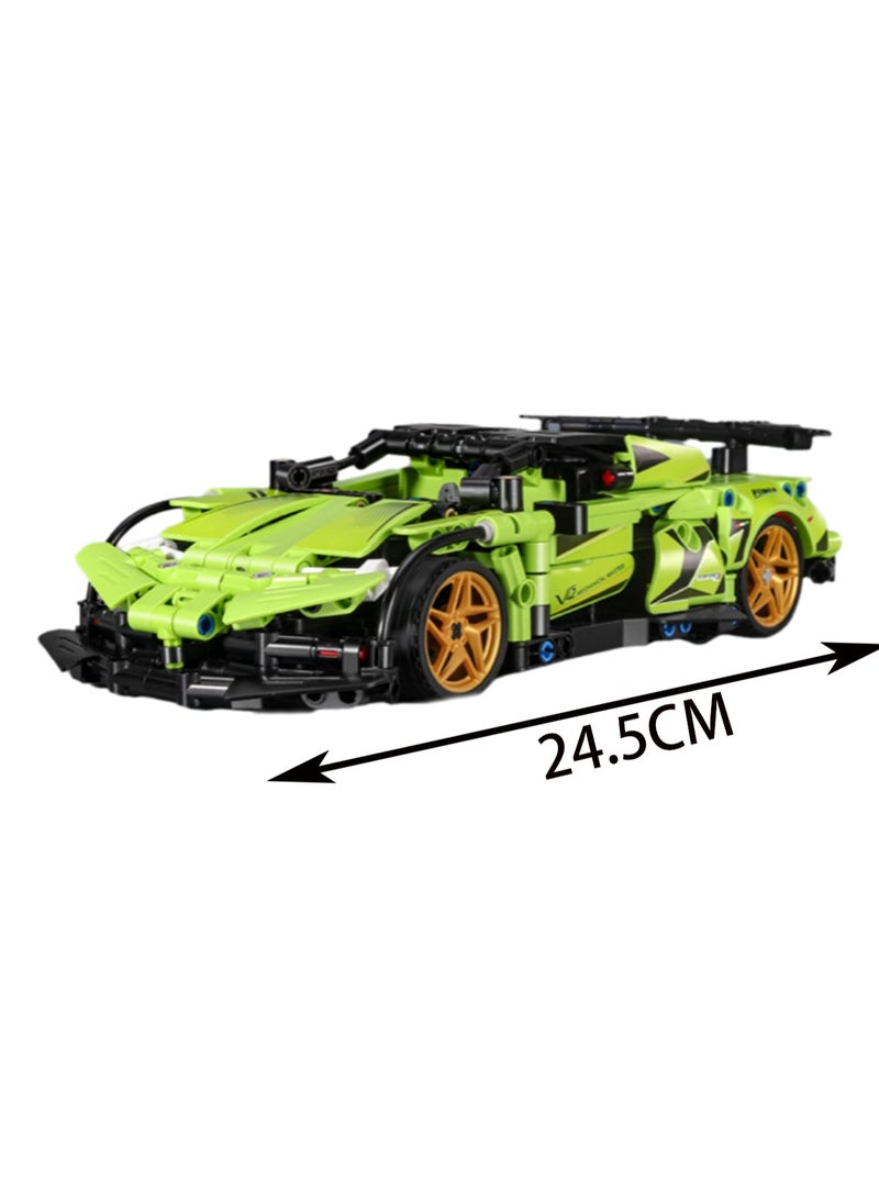 Green (Handle Remote Control + Mobile Phone Programming) Remote Control Car Building Block Set Toys, Suitable For Children Aged 8-12, Robot Building Block Set, Remote Control And App Control Car/Robot, Remote Control Car Toy Set, Suitable For Boys And Girls, 514pcs