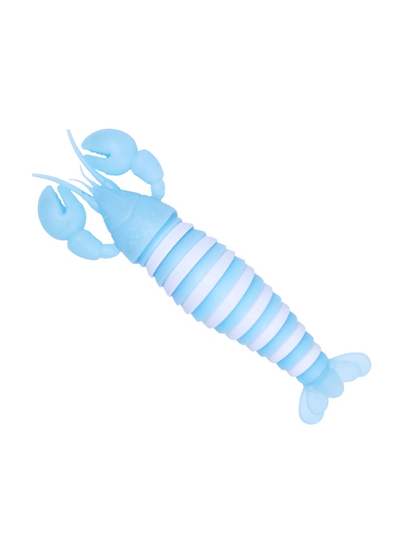 Glowing Lobster Stress Relief Toy for KidsBlue and White (luminous decompression lobster) OPP bag Blue and White (luminous decompression lobster) OPP bag