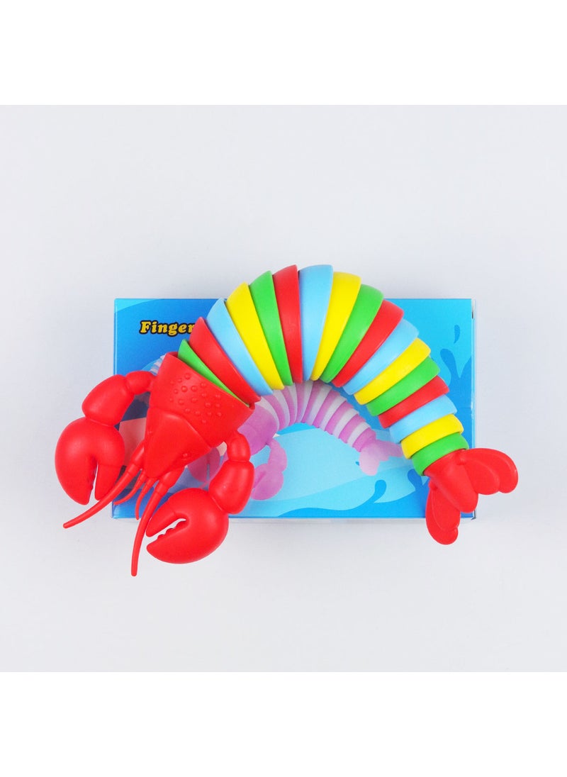 Glowing Lobster Stress Relief Toy for KidsRainbow red head (decompressed lobster) boxed Rainbow red head (decompressed lobster) boxed