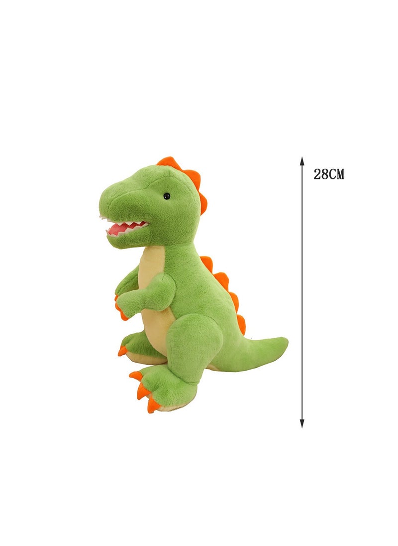 28 CM Cartoon Tyrannosaurus Plush Toy Soft Stuffed Cute Doll For Girls And Boys All Ages Gift