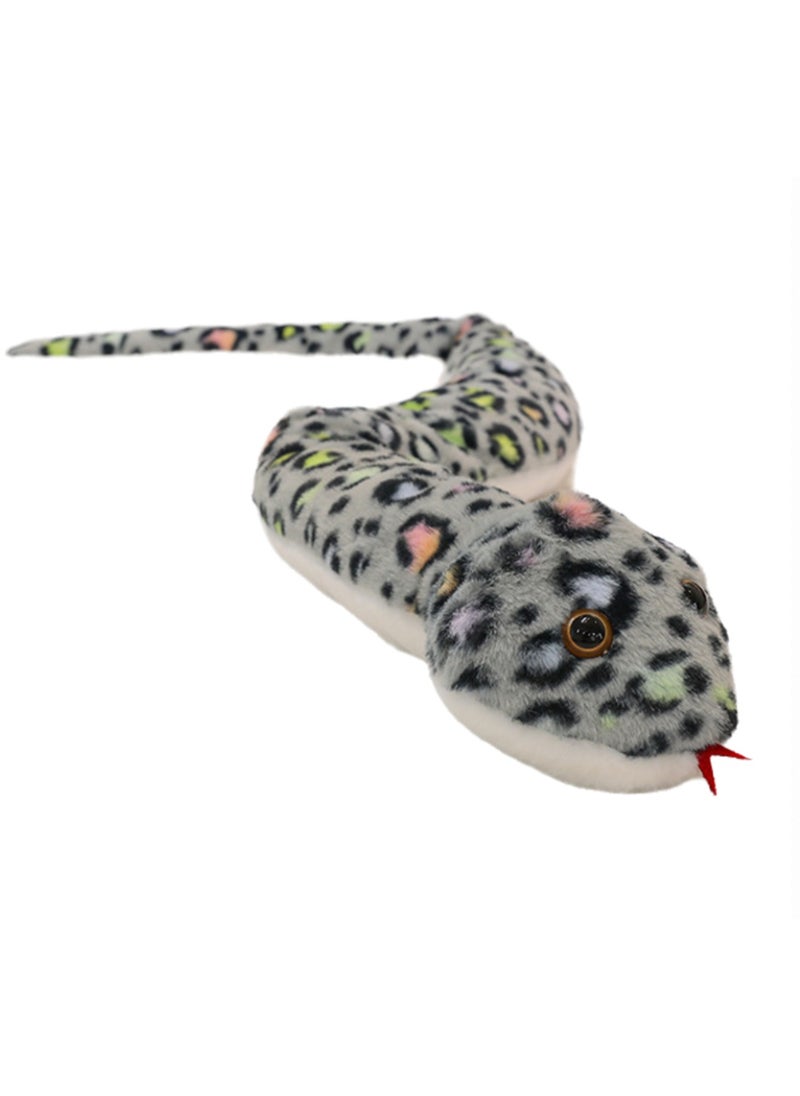 110 CM Simulation Snake Plush Toy Soft Stuffed Cute Doll For Girls And Boys All Ages Gift（Style A）