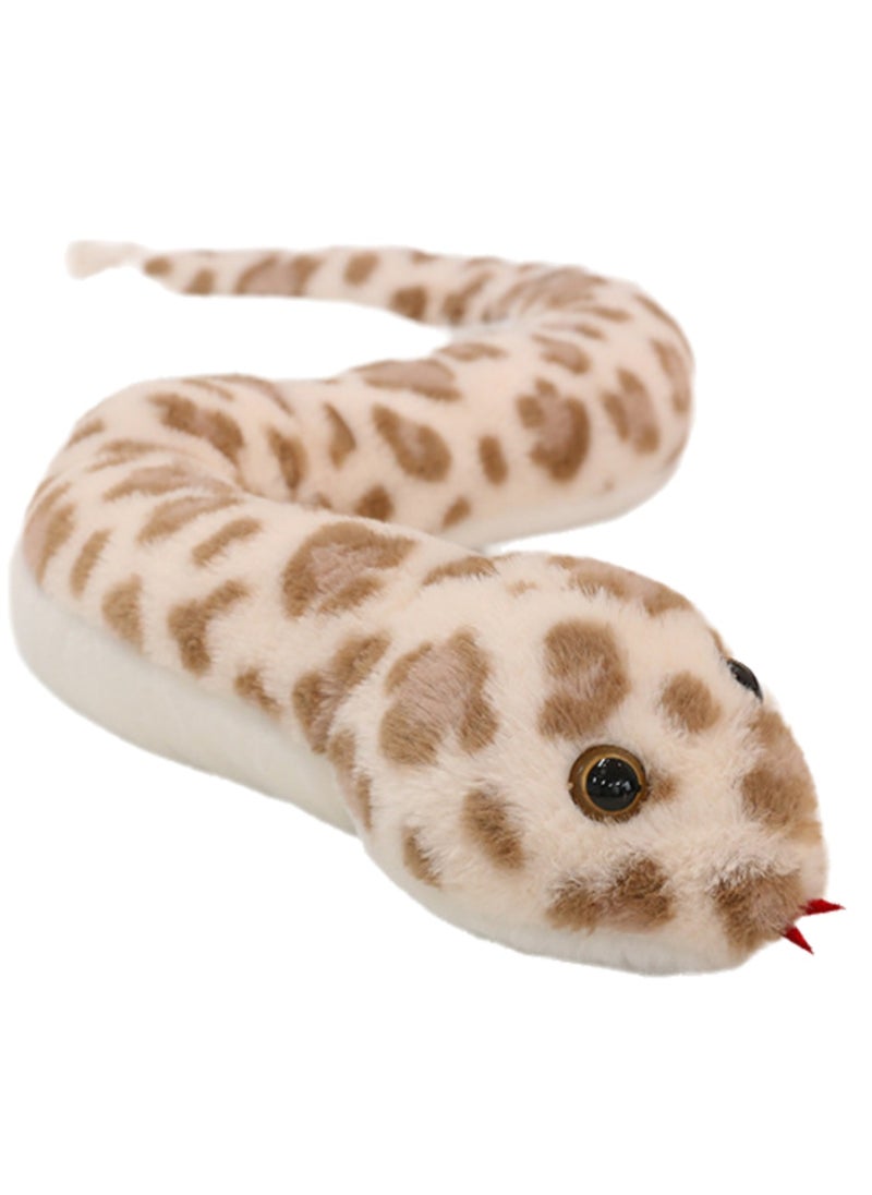 110 CM Simulation Snake Plush Toy Soft Stuffed Cute Doll For Girls And Boys All Ages Gift（Style D）