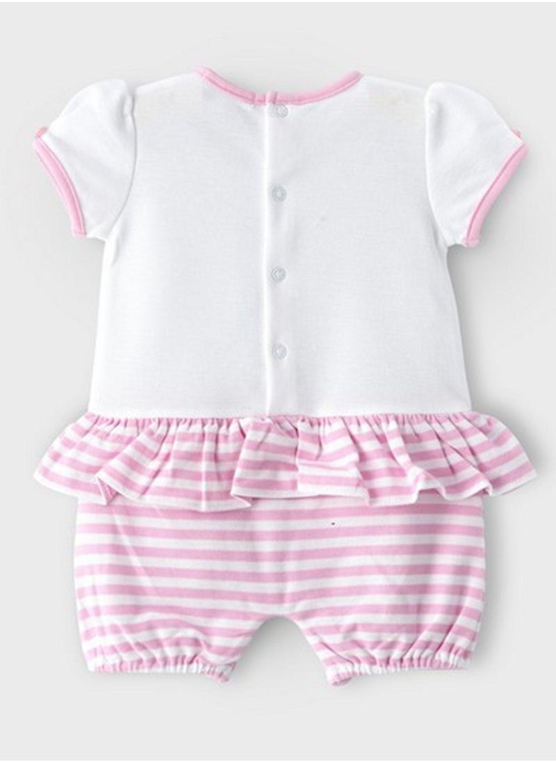 Infant Striped Romper