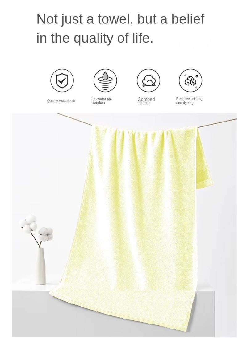 Pack Of 4 - Hand Towel - 100% Cotton 600 GSM Medium Size (45x75cm) Highly Absorbent And Super Durable, Color Cream