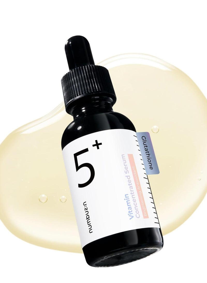 No.5+ Vitamin Concentrated Serum Glutathione And Vitamin Serum Dark Spot Korean Skincare 30 ML