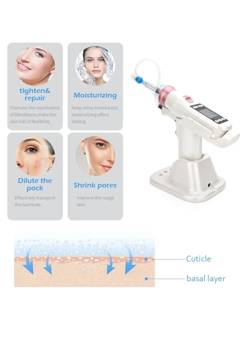 Hydrolifting Gun Mesotherapy EZ Negative Pressure Meso gun, Mesotherapy Hydrolifting Water Injector Microcrystal Injection