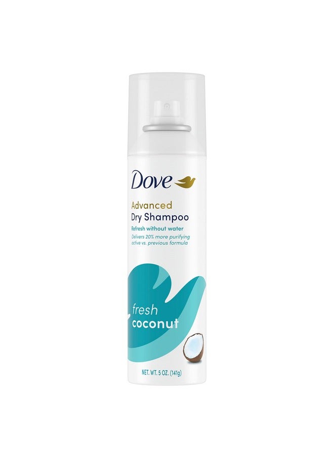 Advanced Dry Shampoo Fresh Coconut Refresh Without Water Dry Shampoo Spray Absorbs Excess Oil Without Visible Residue 5 Oz