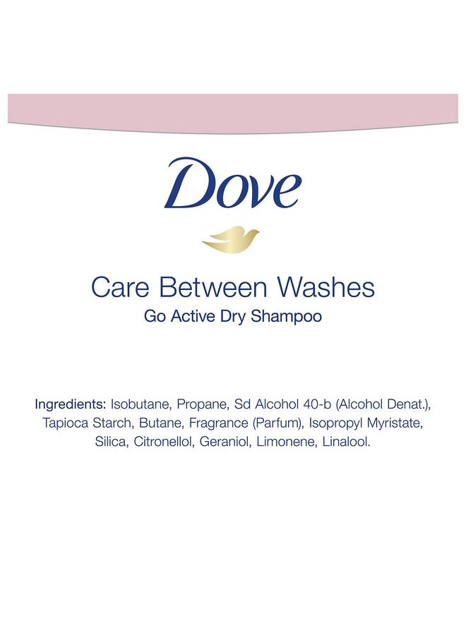 Care Between Washes Dry Shampoo Go Active Refresh & Cleanse 5 Oz