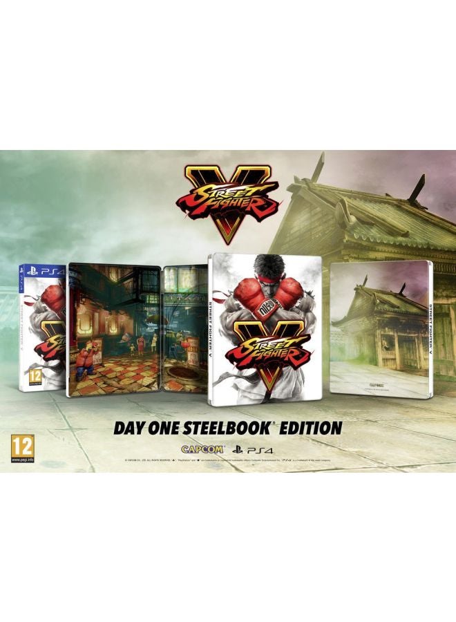 Street Fighter V Steelbook Edition (Intl Version) - fighting - playstation_4_ps4