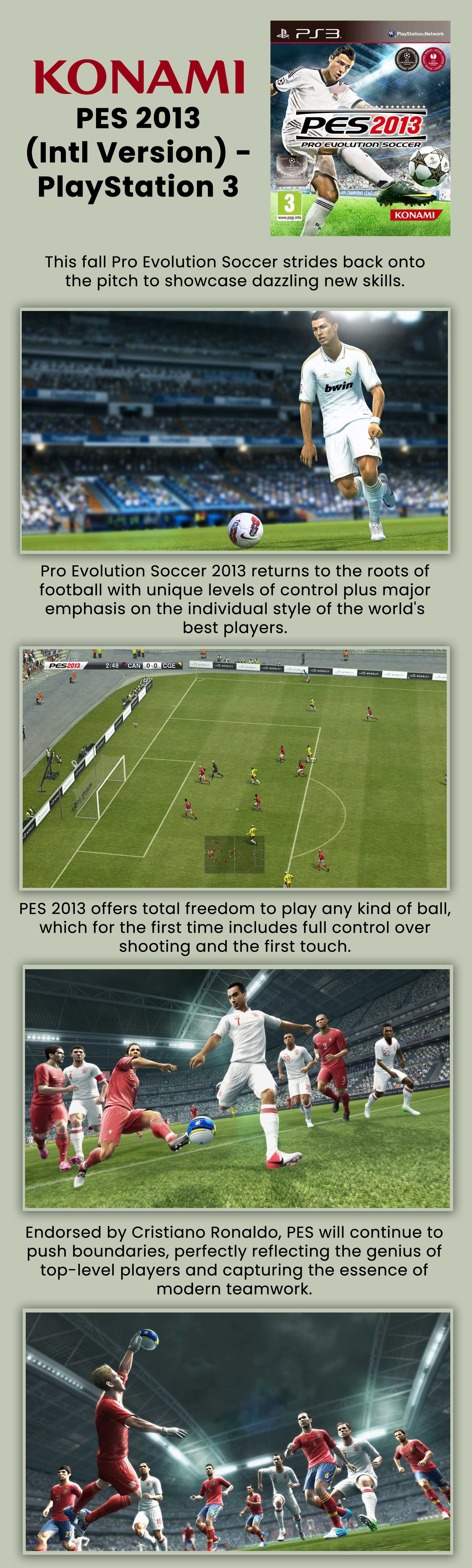 PES 2013 (Intl Version) - Sports - PlayStation 3 (PS3)