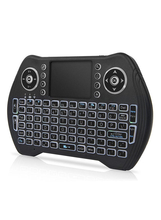 Backlit 2.4GHz Wireless Keyboard Touchpad Mouse Handheld Remote Control 3 Colors Backlight for Android TV BOX Smart TV PC Notebook