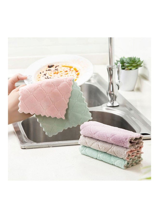 Multifunctional Comfortable Cleaning Kitchen  Dishcloth Multicolour 17x5x7cm