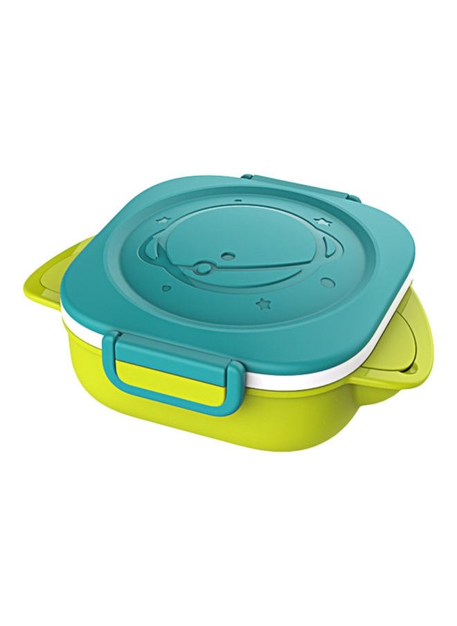 Lunch Box 3 Compartment Japanese Lunch Box Green 21.30x6.80x8.20cm