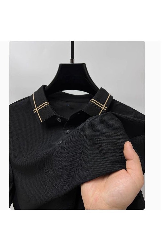 Men's High-End Short Sleeved T-Shirt Polo Shirt