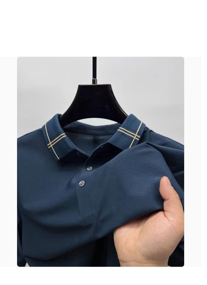 Men's High-End Short Sleeved T-Shirt Polo Shirt