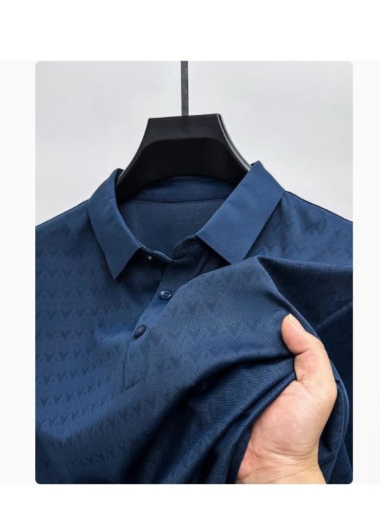 Men's High-End Short Sleeved T-Shirt Polo Shirt