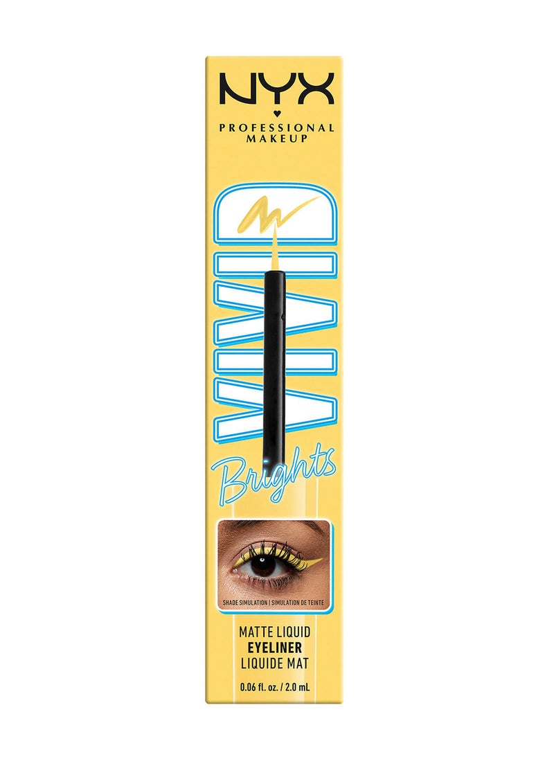 Vivid Brights Colored Liquid Eyeliner - Had Me At Yellow