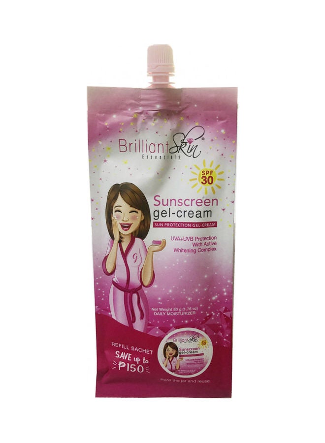 SPF30 Suncreen Gel-Cream pink 50grams