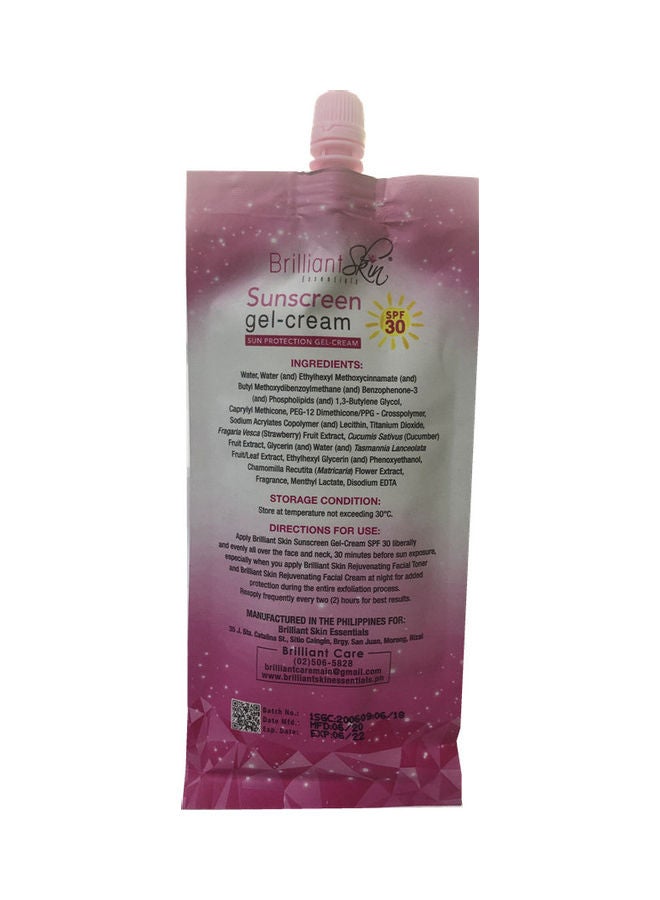 SPF30 Suncreen Gel-Cream pink 50grams