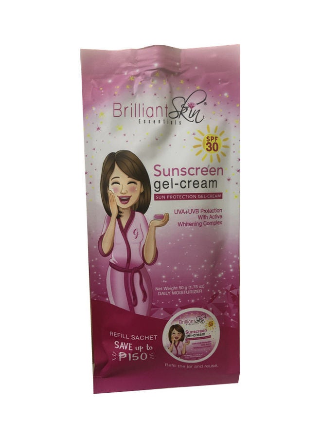 SPF30 Suncreen Gel-Cream pink 50grams