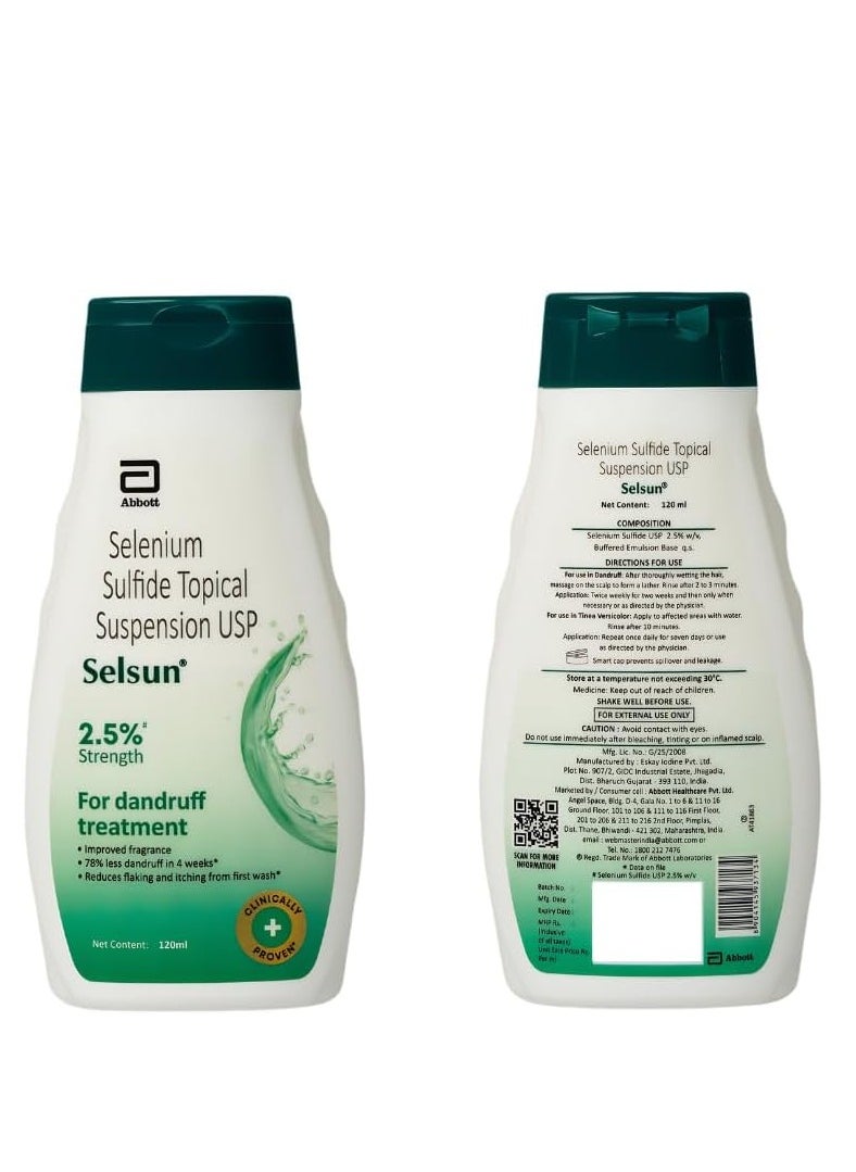 Selsun Abbott Selsun Shampoo - 120ML