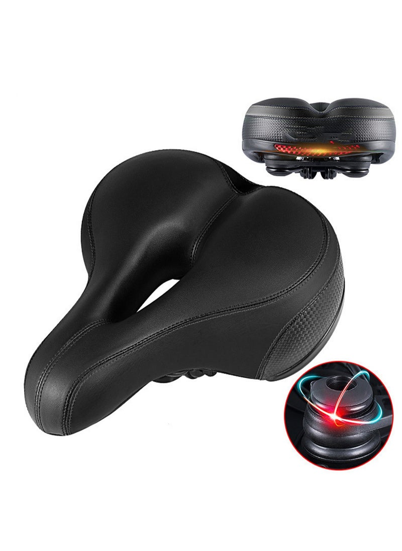 Black Shock-Absorbing Ball Mountain Bike Saddle Cushion, Ultra-Soft Seat, Thickened Shock Absorption