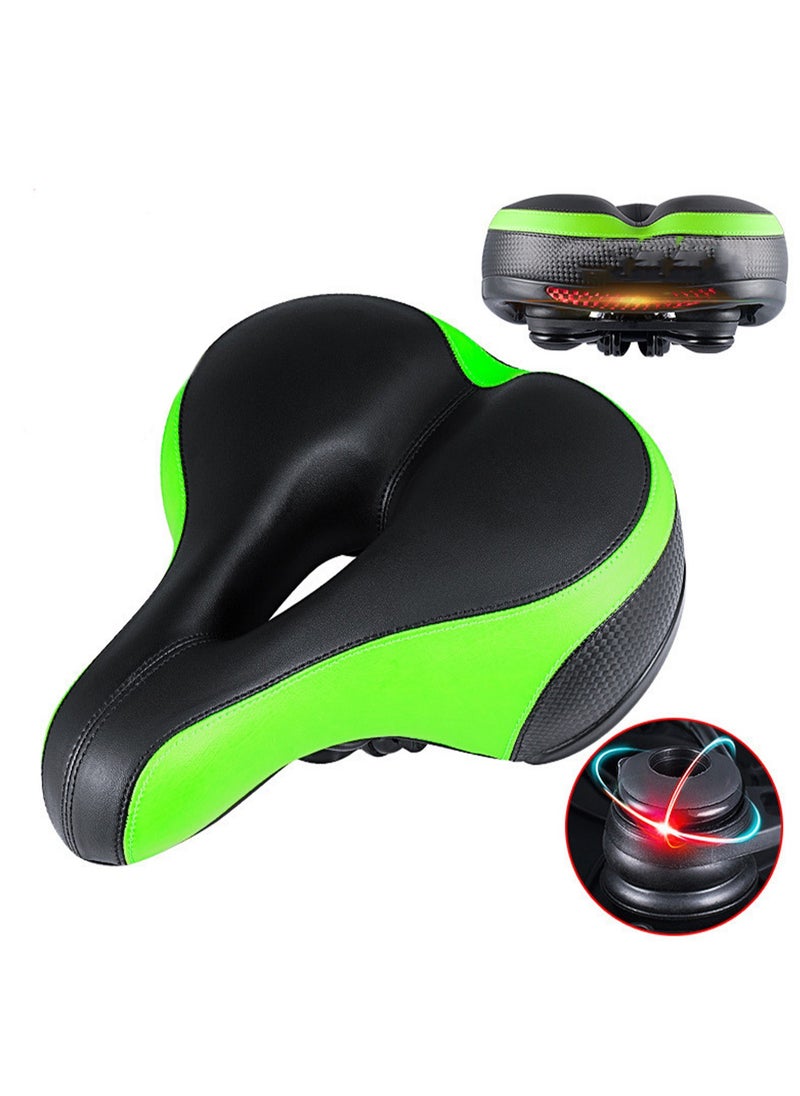 Green Shock-Absorbing Ball Mountain Bike Saddle Seat Cushion, Ultra-Soft Seat, Thickened Shock Absorption