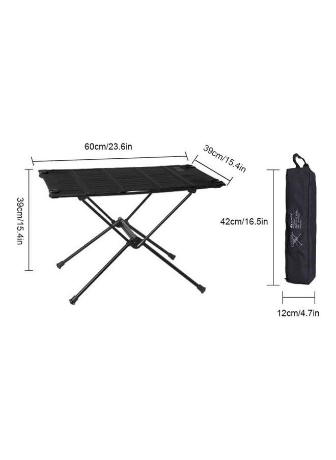 Outdoor Camping Folding Picnic Black table 42x10x12cm 42x10x12cm