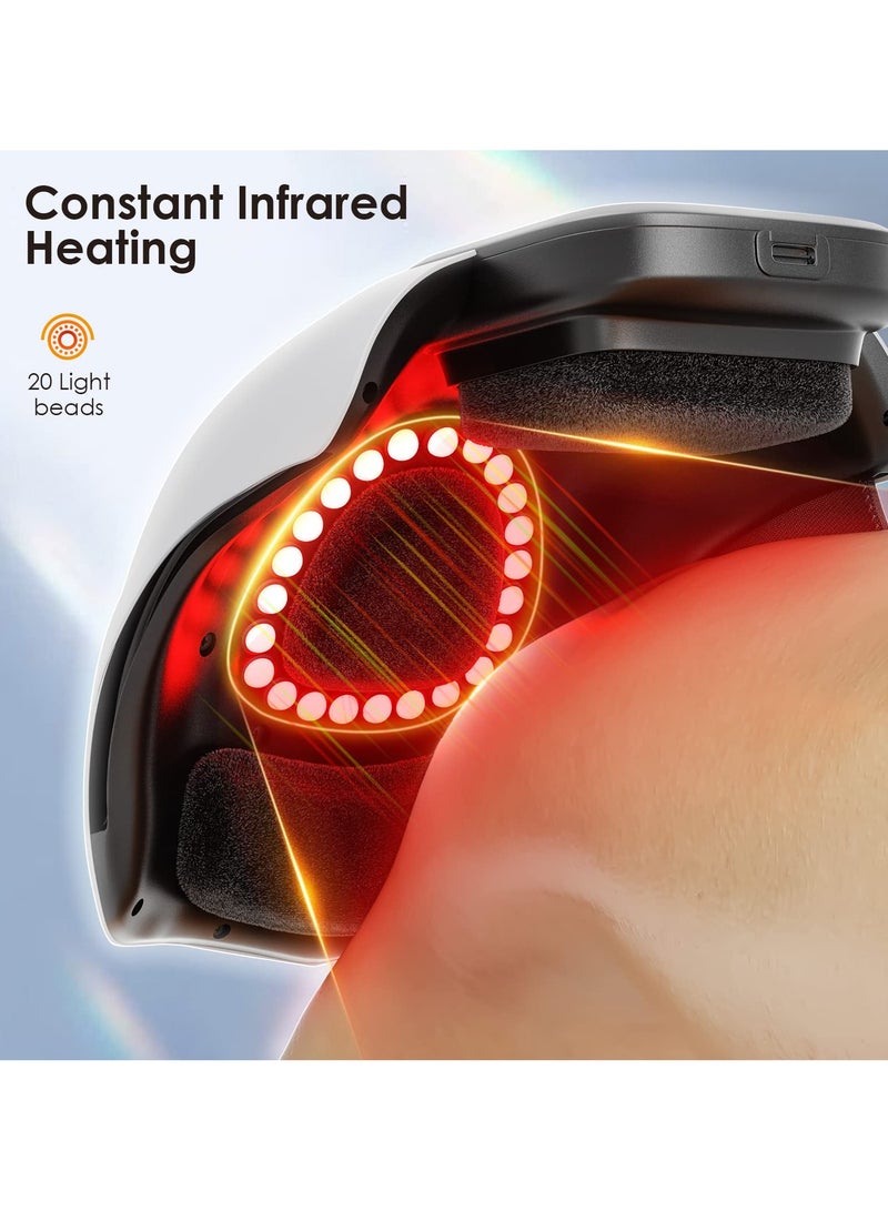 Electric Knee Massager with Infrared Heat & Vibration – Physiotherapy for Osteoarthritis & Rheumatoid Arthritis, Effective Joint Pain Relief