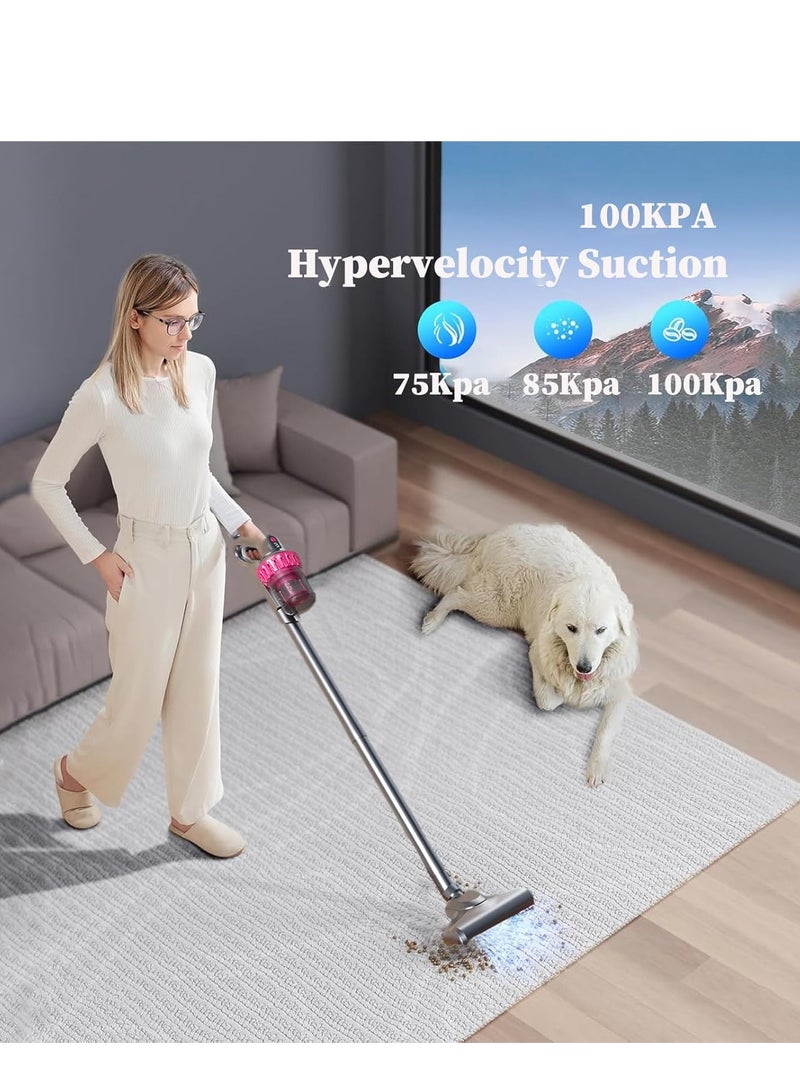 4 in 1 Vacuum Cleaner With Dust, UV Wireless Mite Removal, Handheld Wet Dry Vacuum Cleaner for Allergies and Pet, eliminates Allergens/Mite