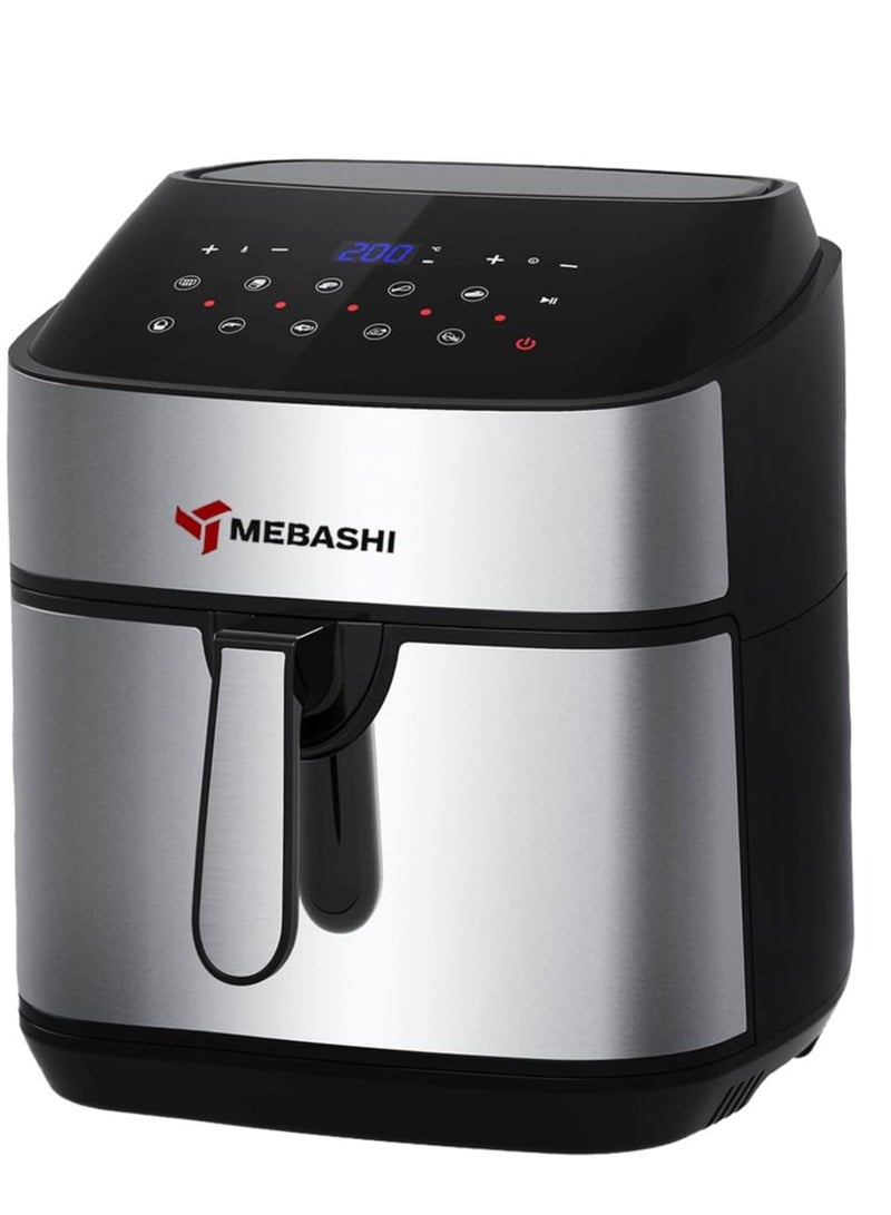 MEBASHI Air Fryer with Digital Touch Screen, Rapid Air Technology, 1800W 9.2L Capacity,10 Pre-Set Cooking Programs (ME-AF999)