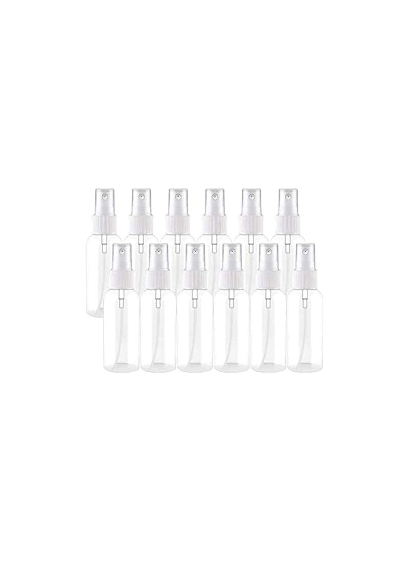 Plastic Spray Bottles with Sprayer (12 Pc, Clear)