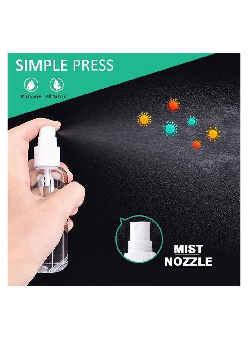 Plastic Spray Bottles with Sprayer (12 Pc, Clear)