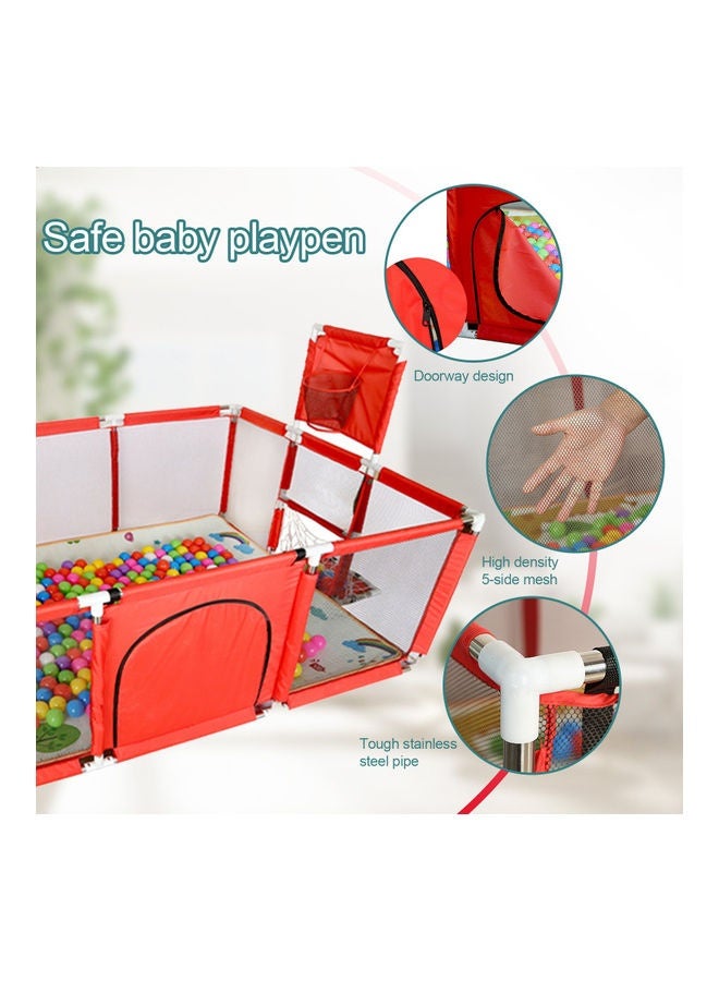 Foldable Playpen Activity Center Room Tent 122x182x66cm